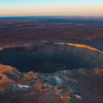 A frame grab from the IMAX Film Asteroid Hunters