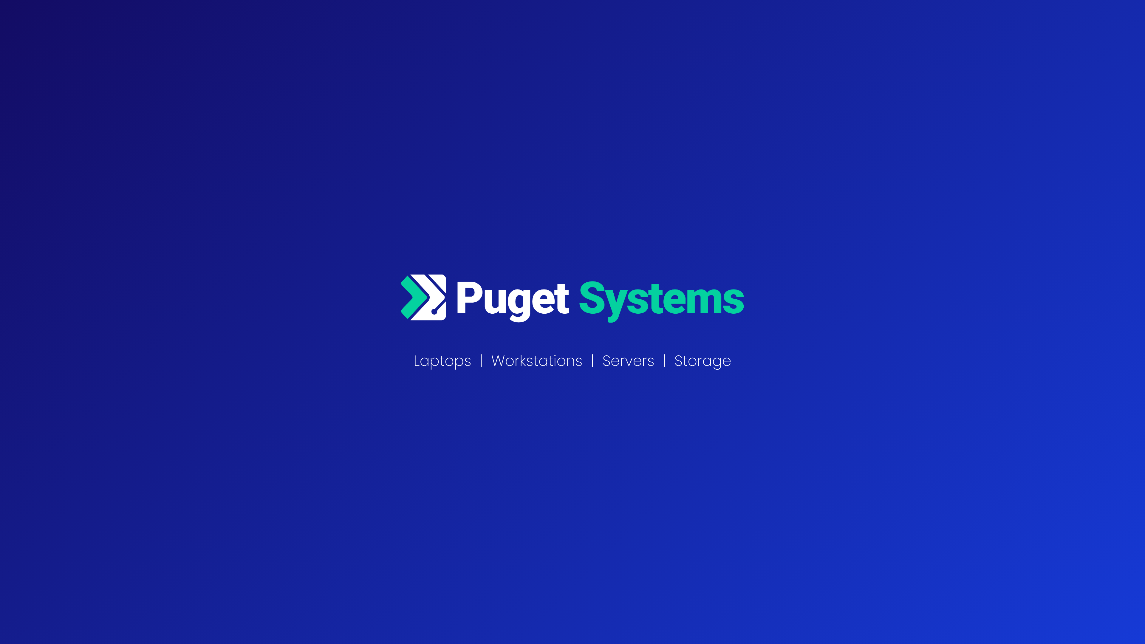 Puget Systems Blue Gradient 4K Wallpaper