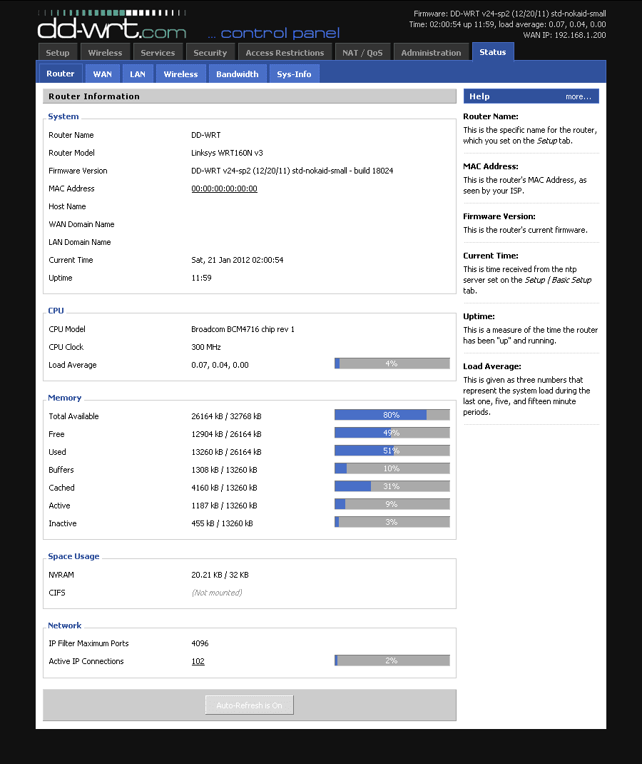 DDWRT demo page