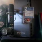 Close up of Mike Pecci's Workstation