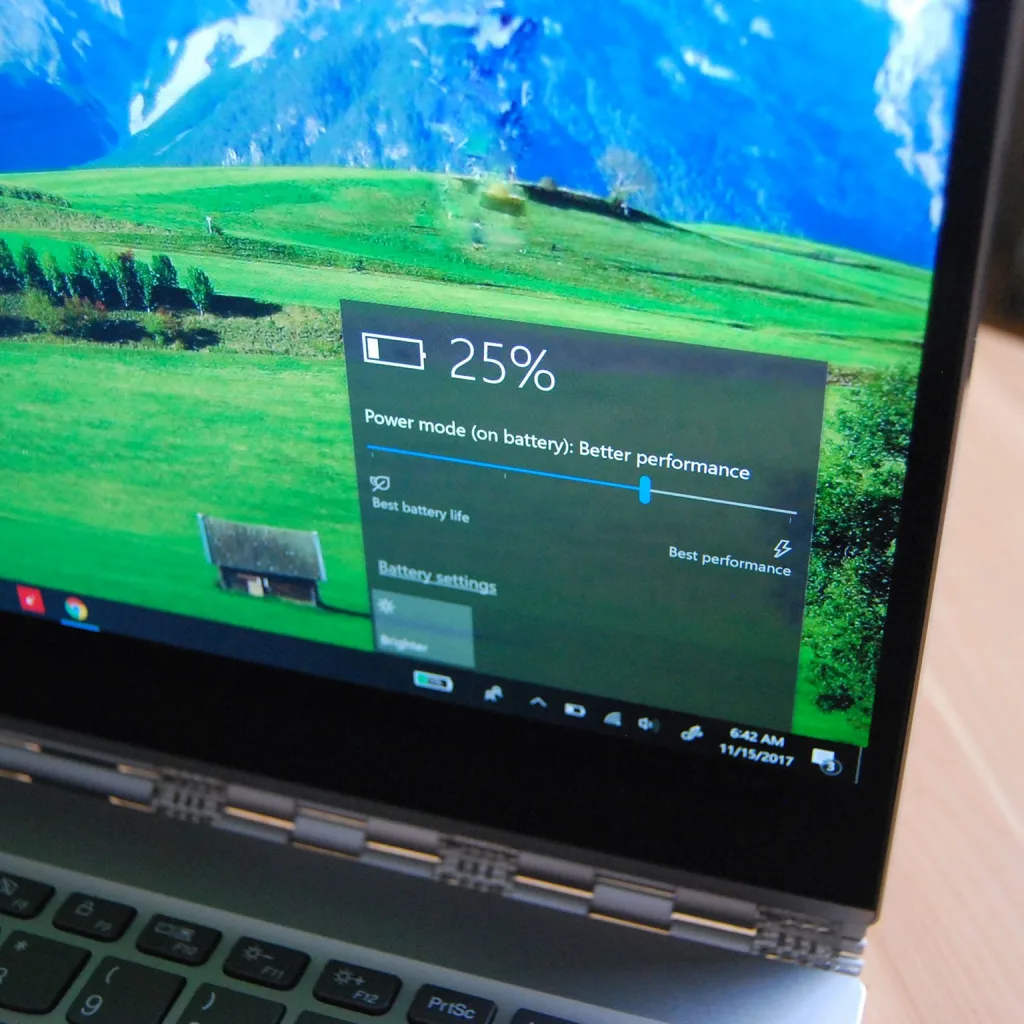 battery status example