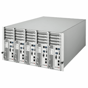 Puget Rackstation R550-6U with Five Nodes Running AMD Ryzen 7000 Processors