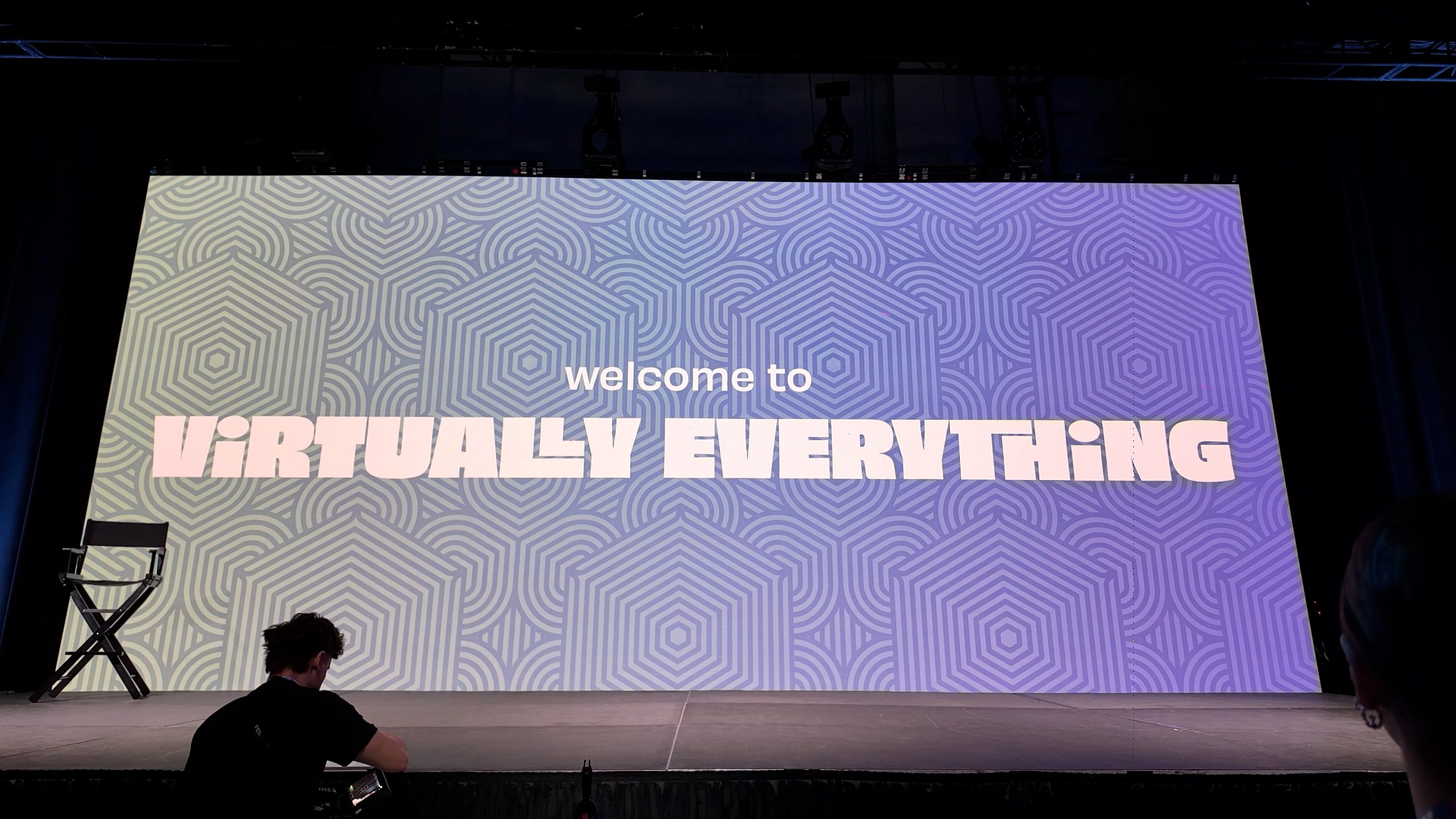 photo of the main stage of the Virtually Everything Summit Event in New York City 2024