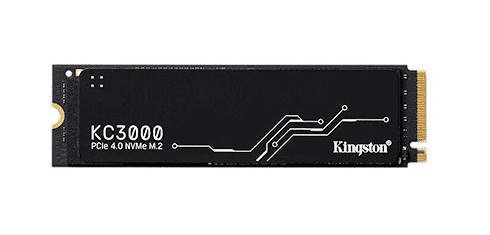 Image of a Kingston NVMe M.2 drive