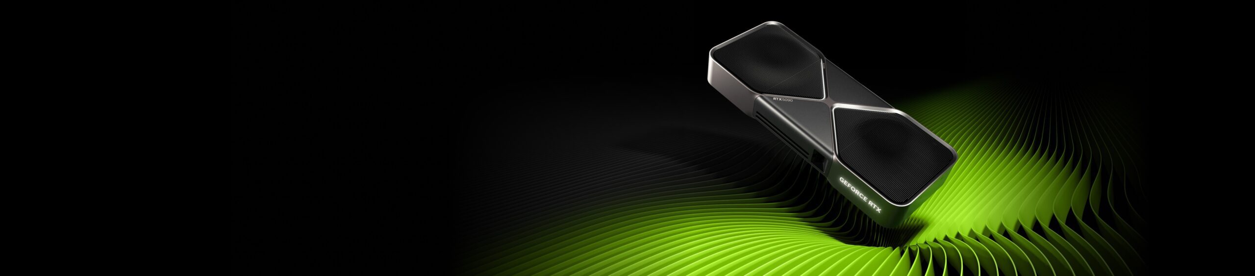 NVIDIA GeForce RTX 50 Series Banner Featuring the GeForce RTX 5090 Video Card