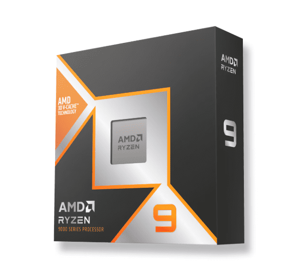AMD Ryzen 9000 series X3D product package
