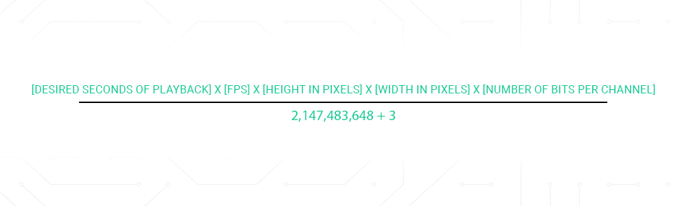 Ram Capacity Formula