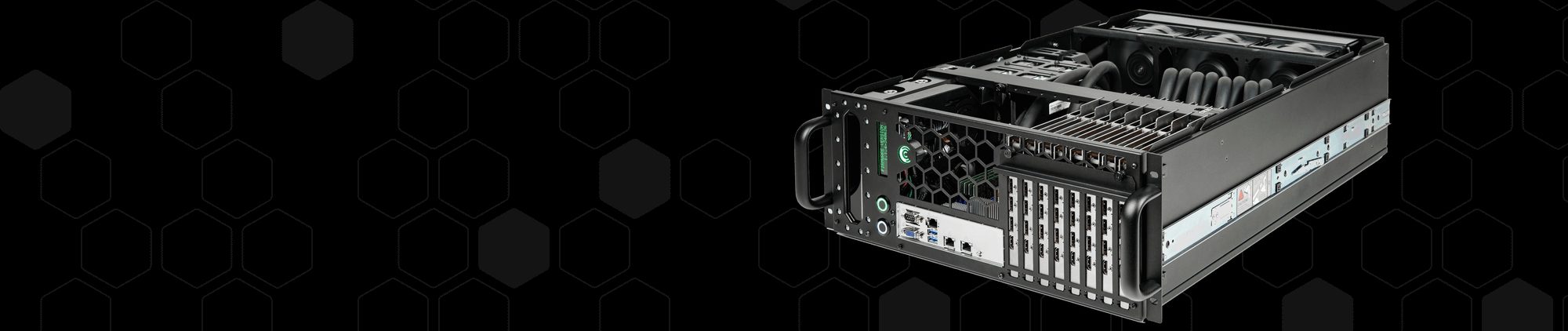 Camino Grando Server with Hex Background