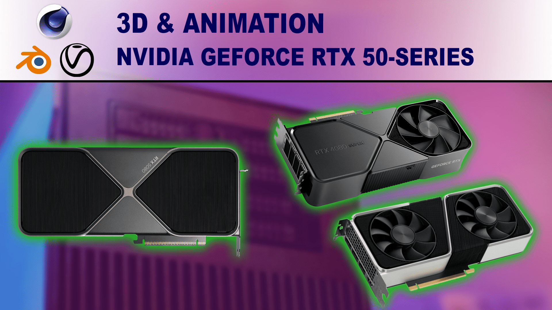 3d and animation banner