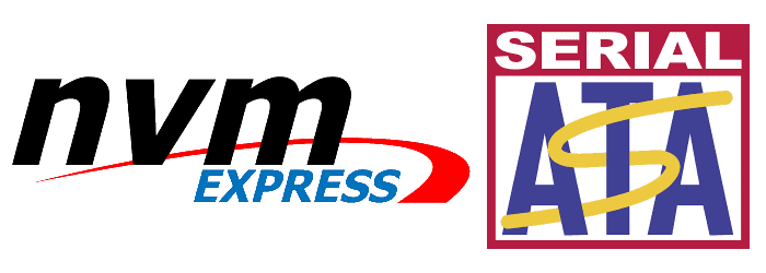 NVMe and SATA Logos