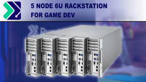 the 6U server with 5 nodes