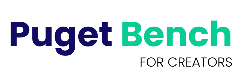 Puget Bench for Creators Dark Logo