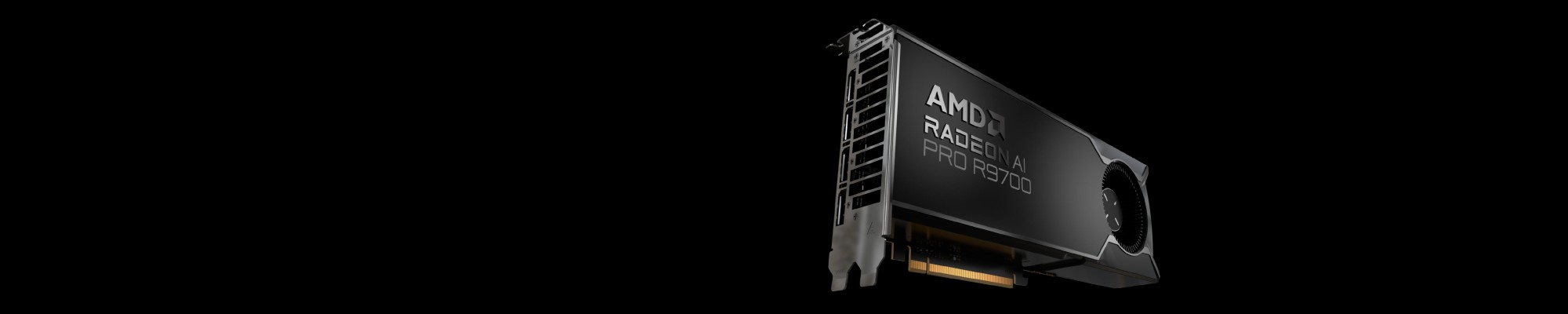 AMD Radeon AI PRO R9700 Banner