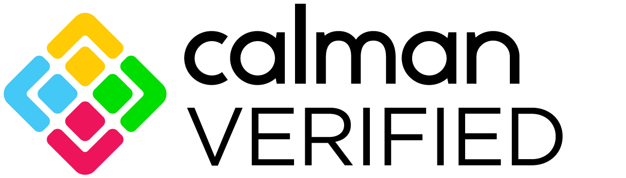 an image of the Calman verified logo