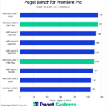 Bar chart of RAW score in Premiere Pro.