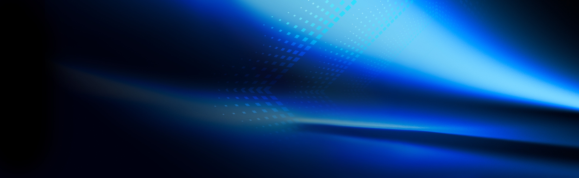 Banner with black and shades of blue