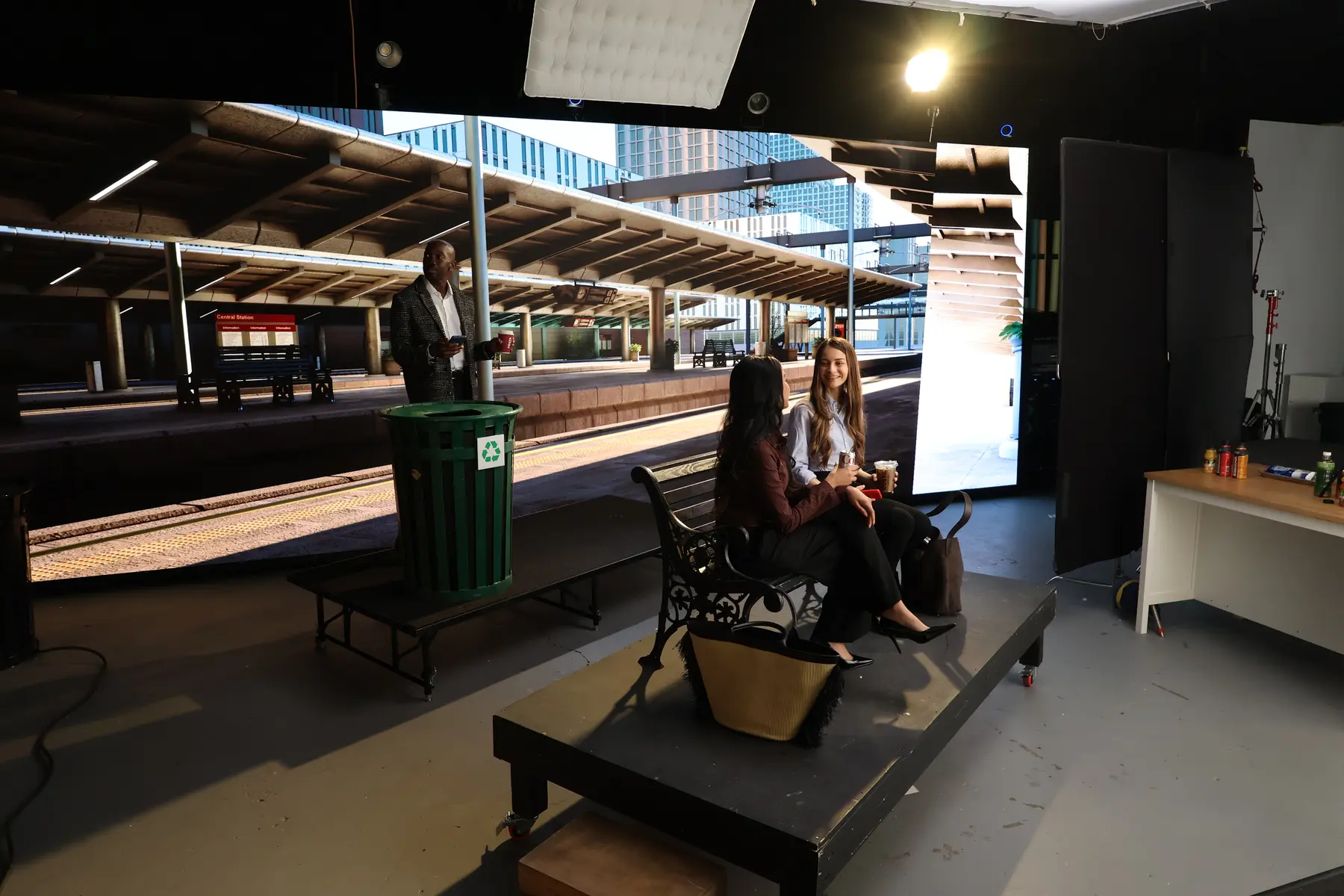 Virtual Production in Action Recreating a Train Station at Form Studios