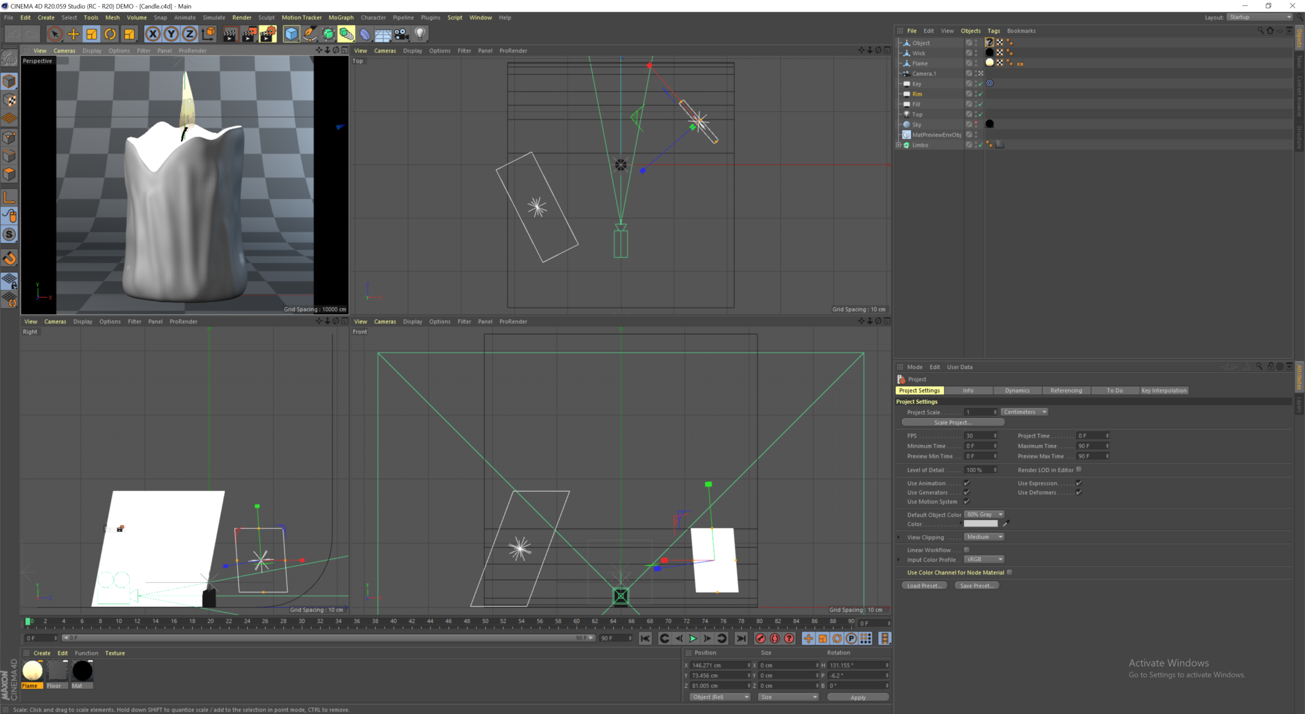 Cinema 4D Screenshot