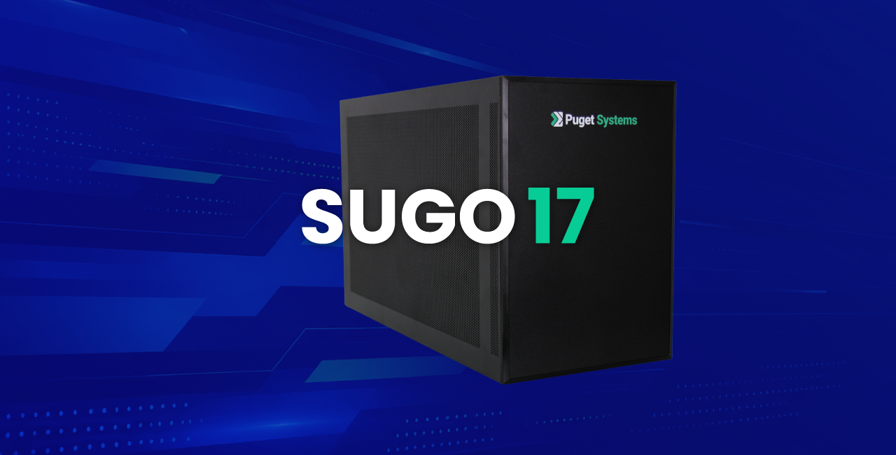 Featured Image for SUGO 17 Article with Chassis and Model Name on Blue Background