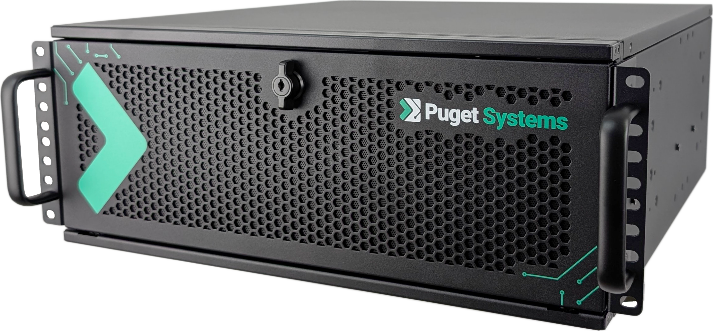 Puget Systems Rackstation in Custom Branded SilverStone RM44 4U Chassis