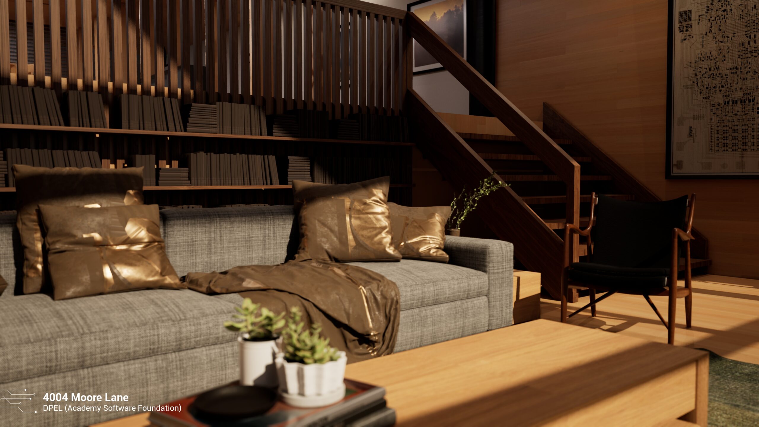 Puget Bench for Unreal Engine 4004 Moore Lane Example Render
