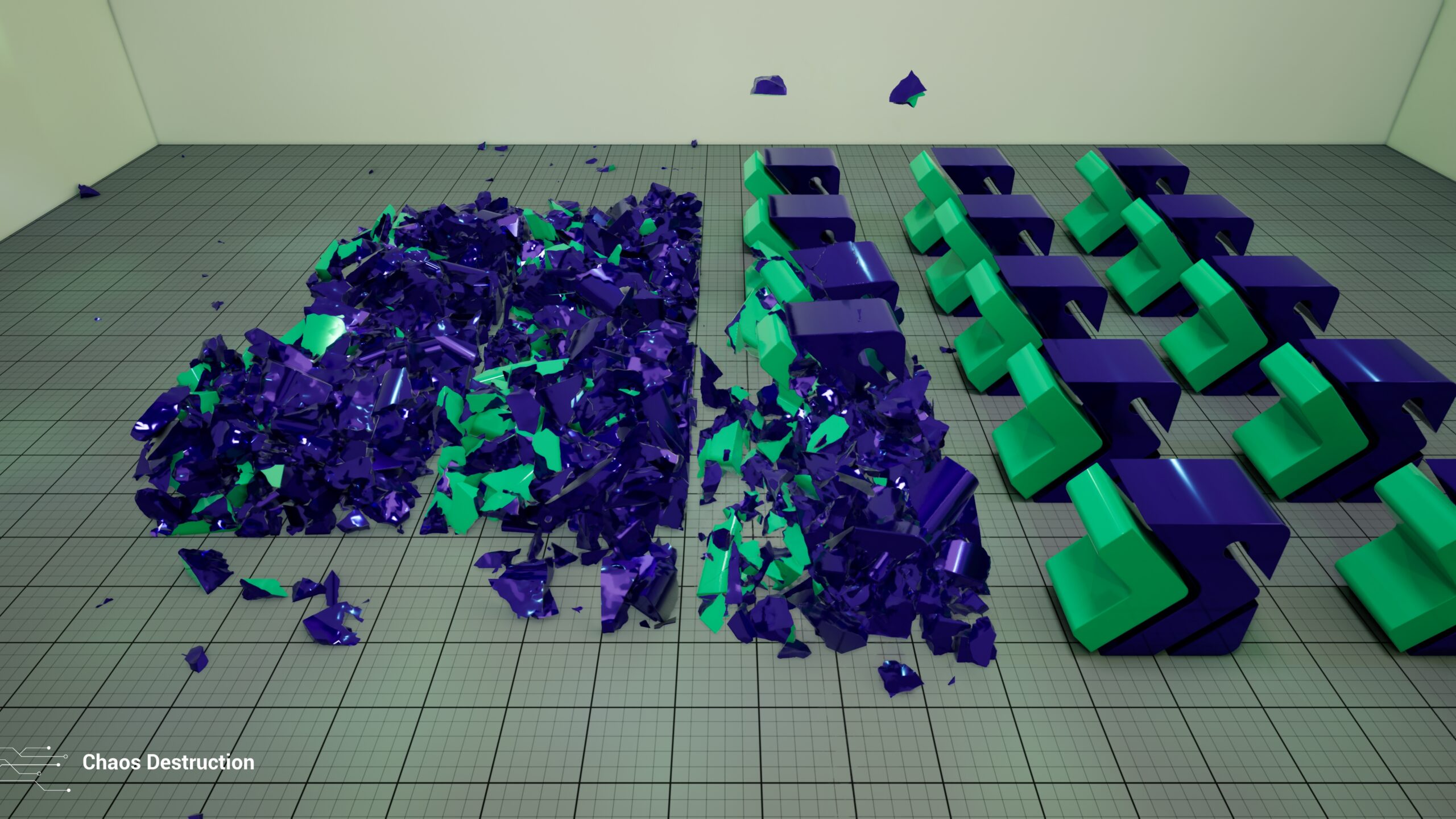 Puget Bench for Unreal Engine Example Render - Chaos Destruction