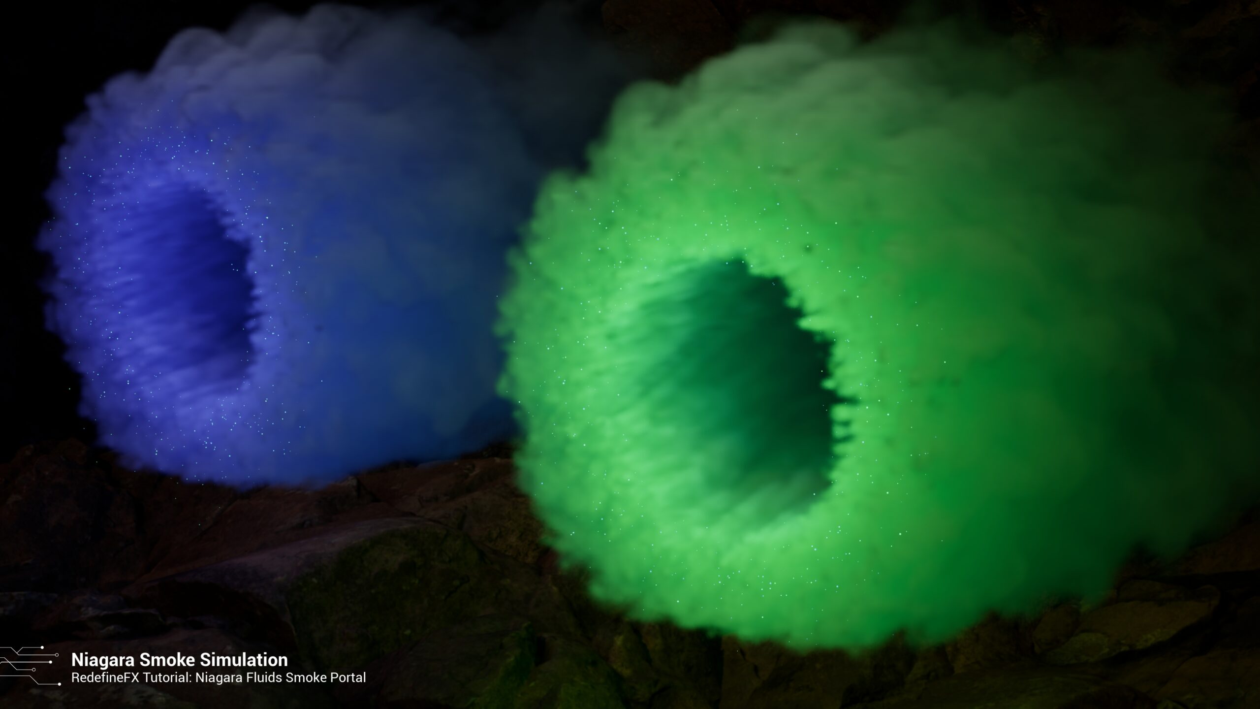 Puget Bench for Unreal Engine Example Render - Niagara Smoke