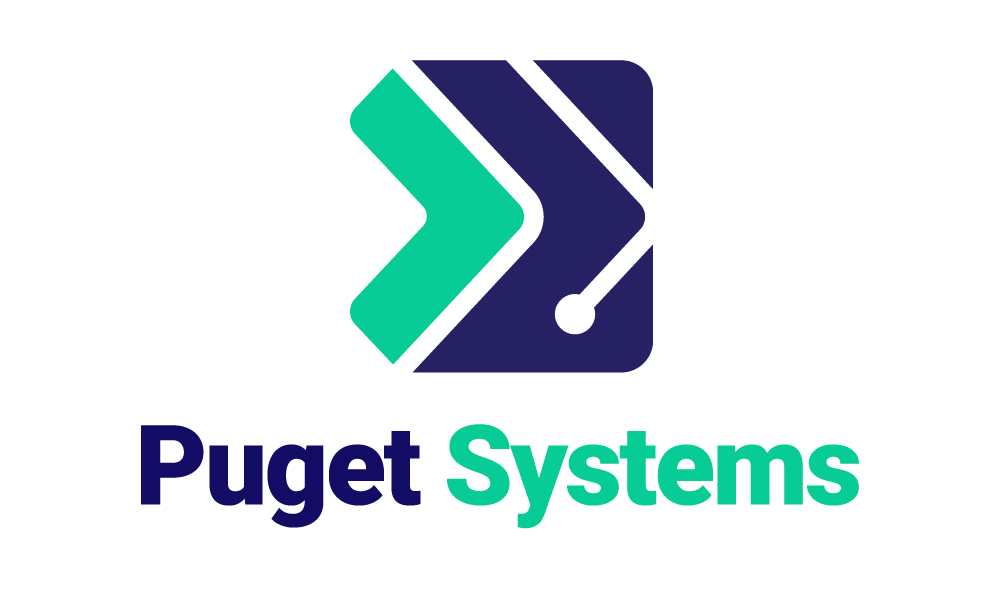 Puget Systems Vertical Logo in Full Color
